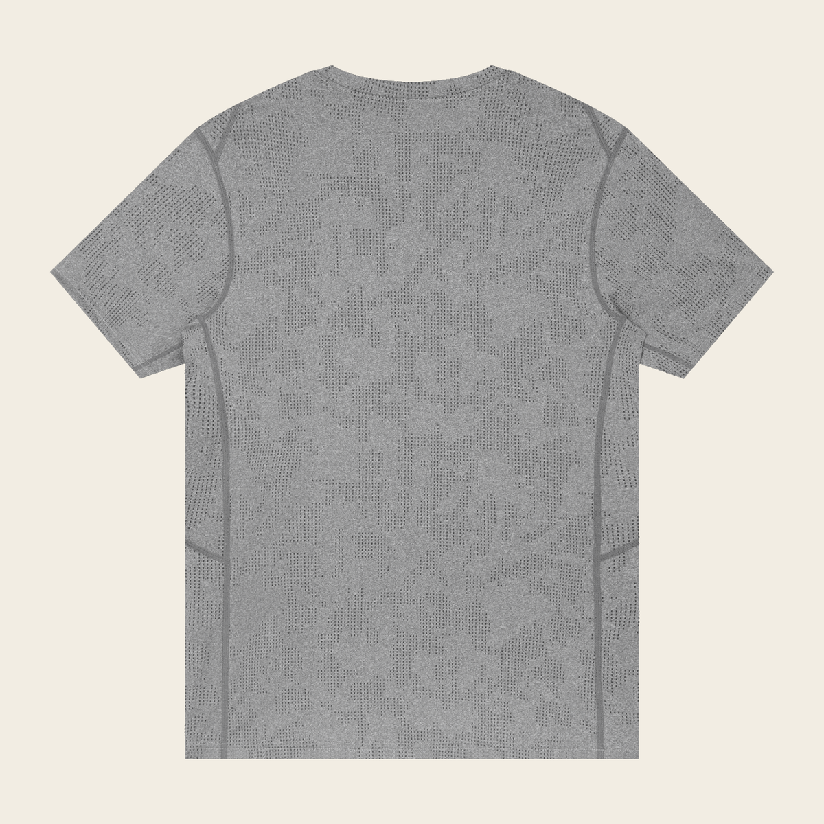 Mesh Tee - 05 EXPRESS TO HADES – Flower Gray – packshot bagfra