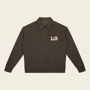 Quarter-Zip Sweatshirt - 01 TIDE