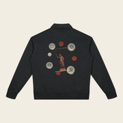 Quarter-Zip Sweatshirt - 01 TIDE