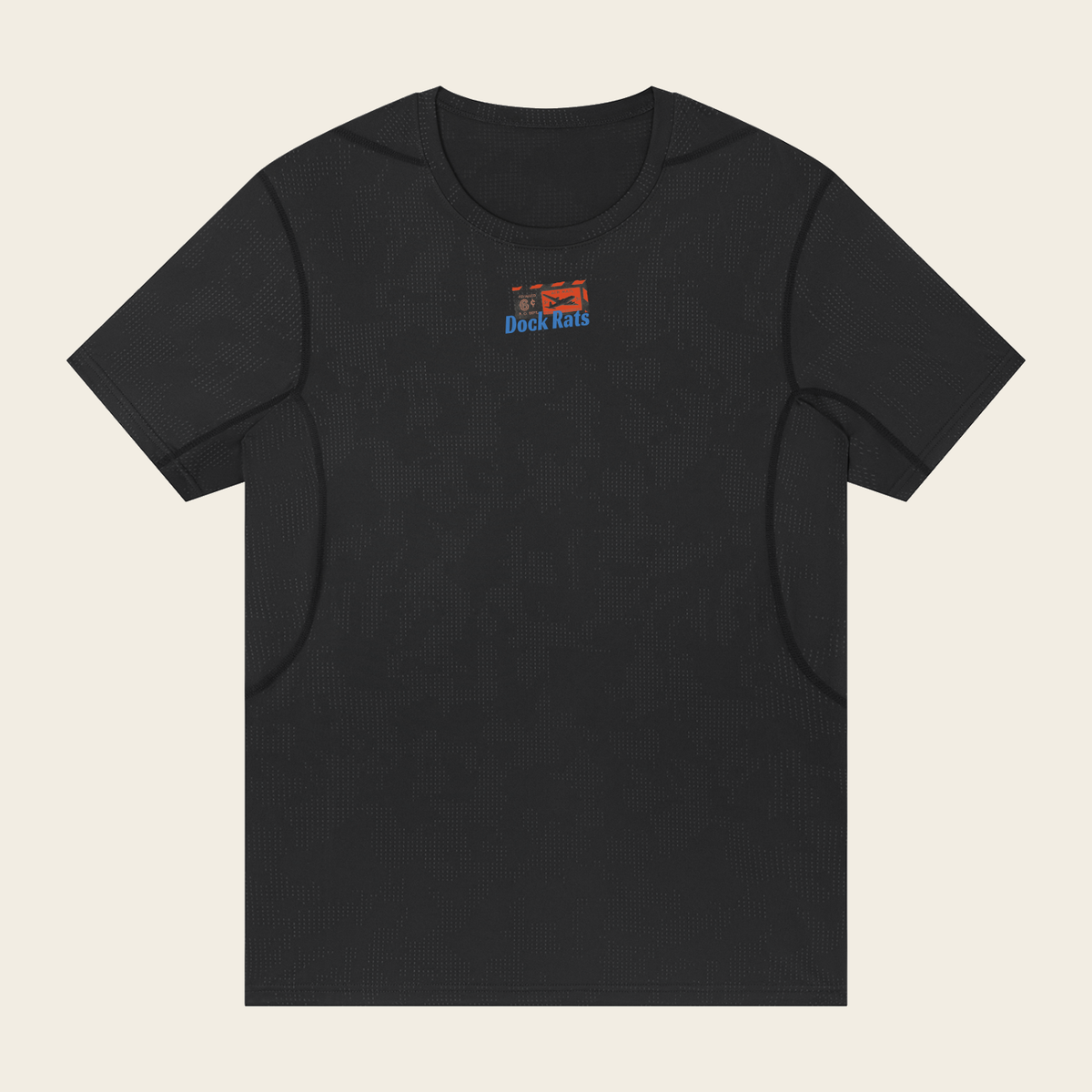 Mesh Tee - 05 EXPRESS TO HADES – Black – packshot forfra