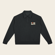Quarter-Zip Sweatshirt - 01 TIDE