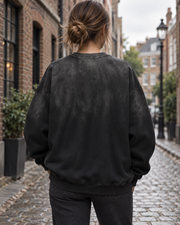 Sweatshirt - 03 GORGON CLUSTER – Black – miljøbillede bagfra