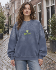 Sweatshirt - 03 GORGON CLUSTER – Gray Blue – miljøbillede forfra
