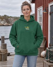Hoodie - 06 TOO HIGH – Eden Green – miljøbillede forfra