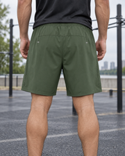 Performance Shorts - VICTORY FRAGMENT – Army Green – miljøbillede bagfra