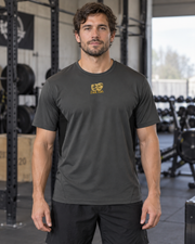 Training T-Shirt - STRONG TIES – Dark Gray – miljøbillede forfra