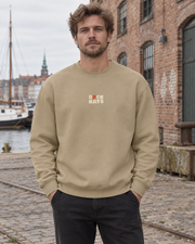 Sweatshirt - 01 TIDE – Khaki – miljøbillede forfra