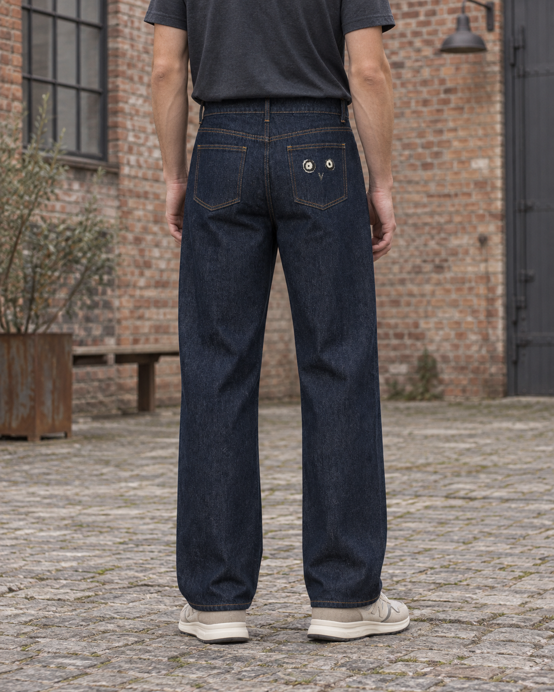 Denim Jeans - AFTER HOURS – Jeans Blue – miljøbillede bagfra