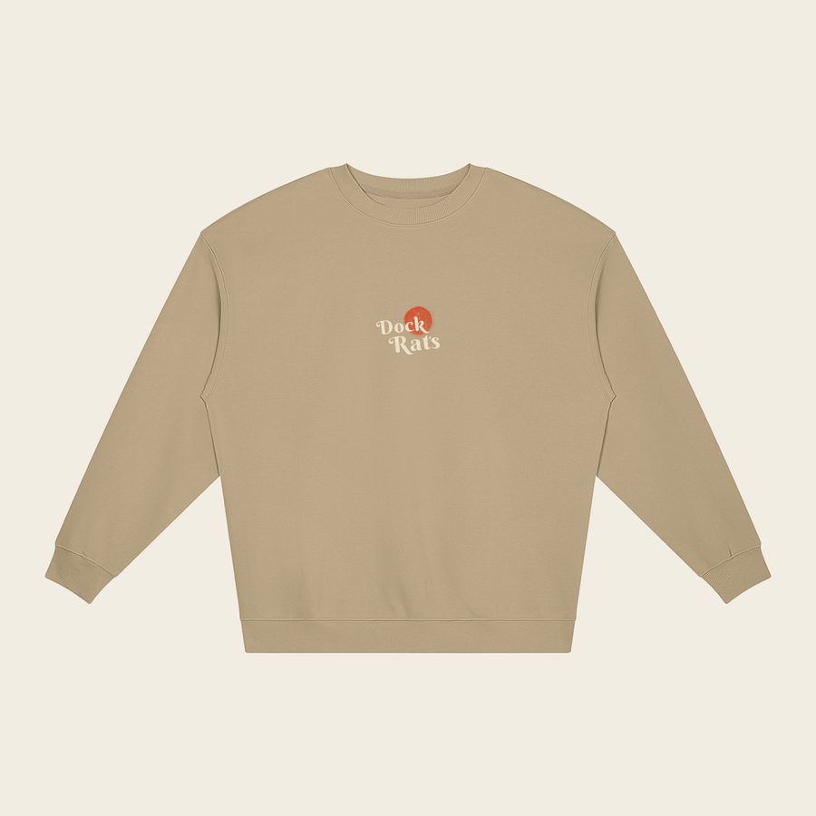 Sweatshirt - 02 ONE WAY – Khaki – packshot – forfra